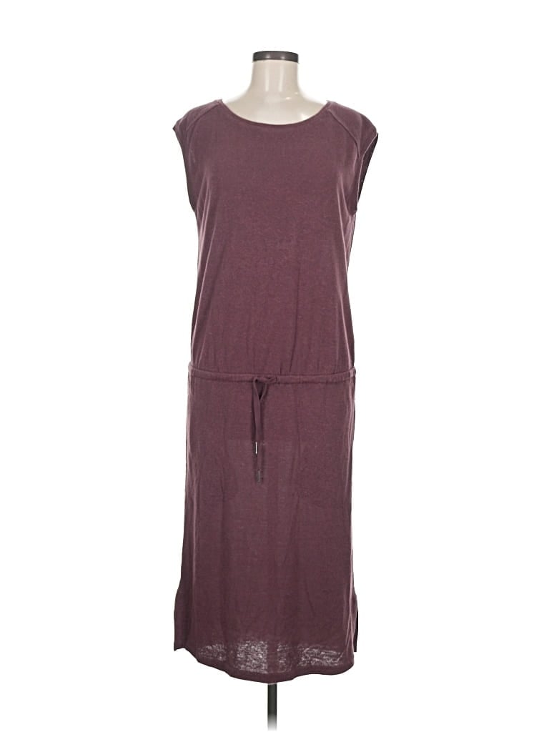 Pre-owned Prana Casual Dress In Burgundy
