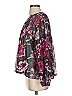 Maurices Floral Burgundy 3/4 Sleeve Blouse Size S - photo 5