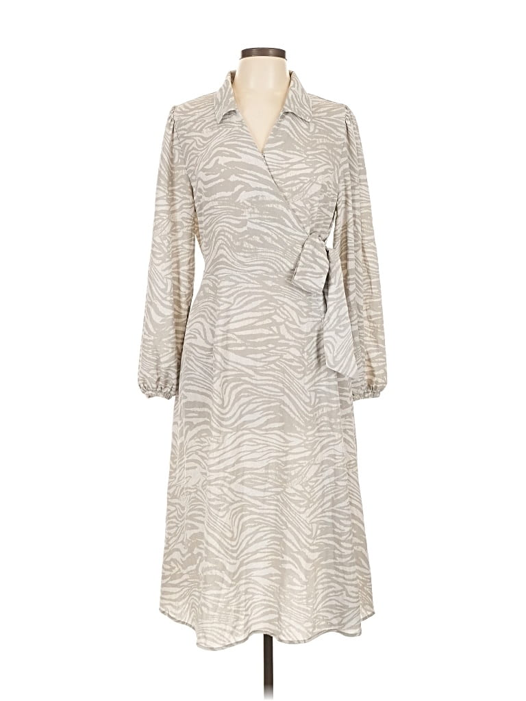 Pre-owned G By Giuliana Rancic Casual Dress In Silver