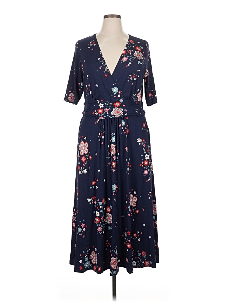 Pre-owned Boden Casual Dress In Blue