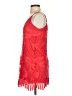 Express 100% Polyester Red Cocktail Dress Size XS - photo 5