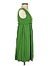 Studio M Solid Green Cocktail Dress Size XS - photo 4