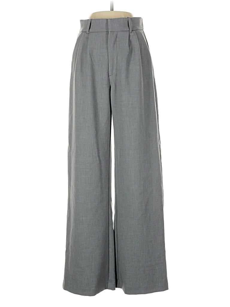 Pre-owned Abercrombie & Fitch Dress Pants In Gray