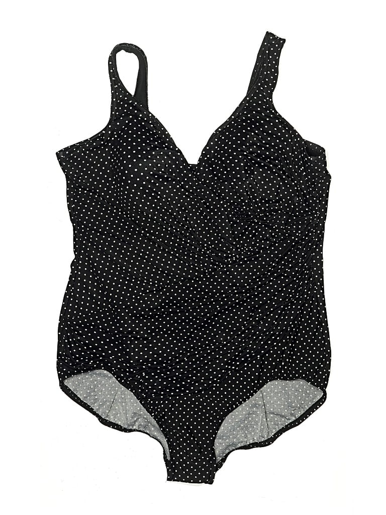 Pre-owned Miraclesuit One Piece Swimsuit In Black