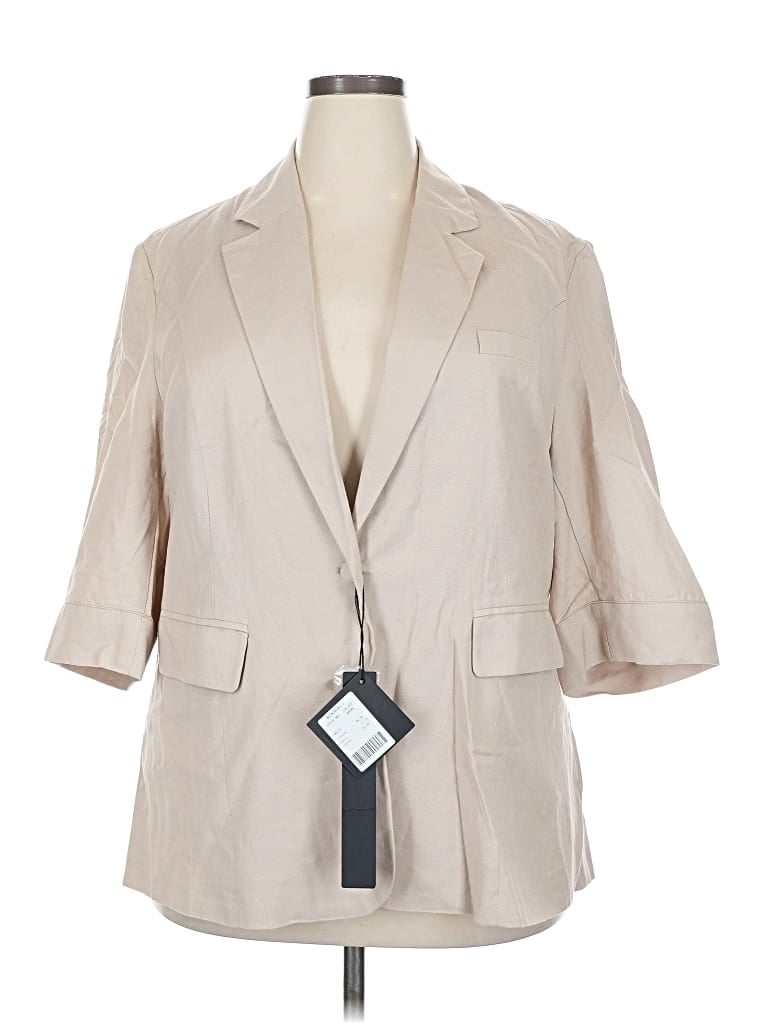 Pre-owned Mina Self Blazer Jacket In Brown