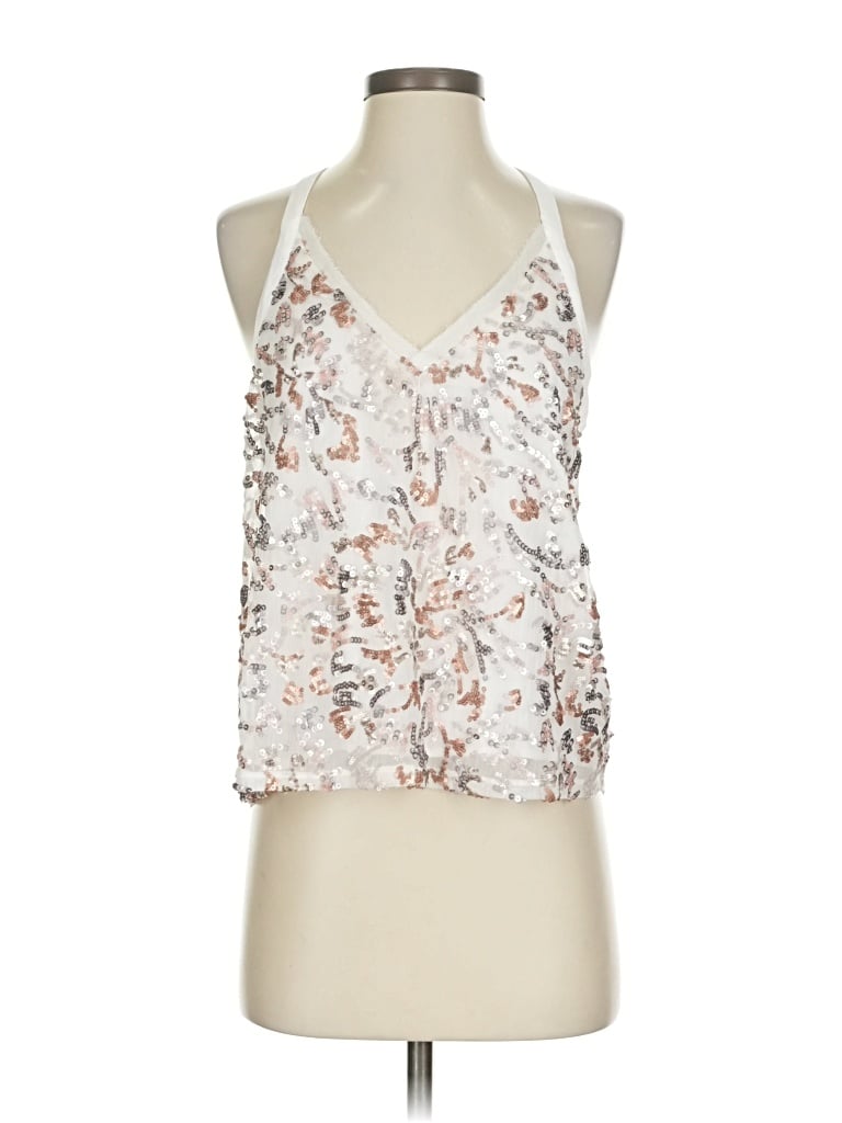 Pre-owned Tiny Sleeveless Blouse In Silver