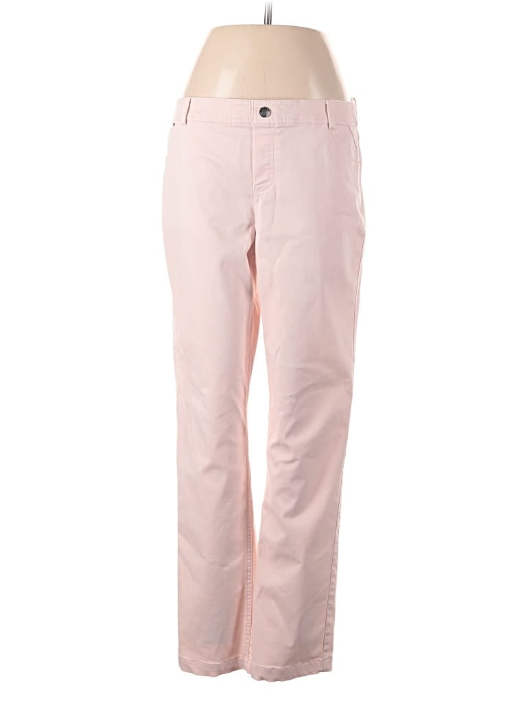 Pre-owned Crown & Ivy Casual Pants In Pink
