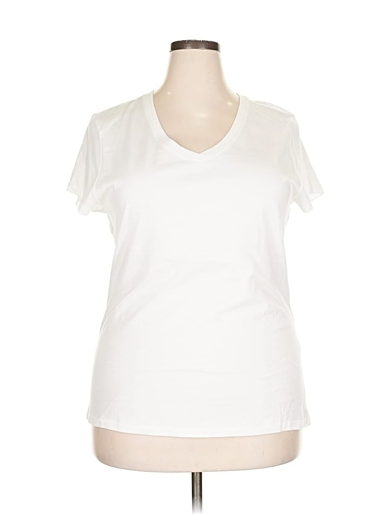Pre-owned Assorted Brands Short Sleeve T-shirt In White