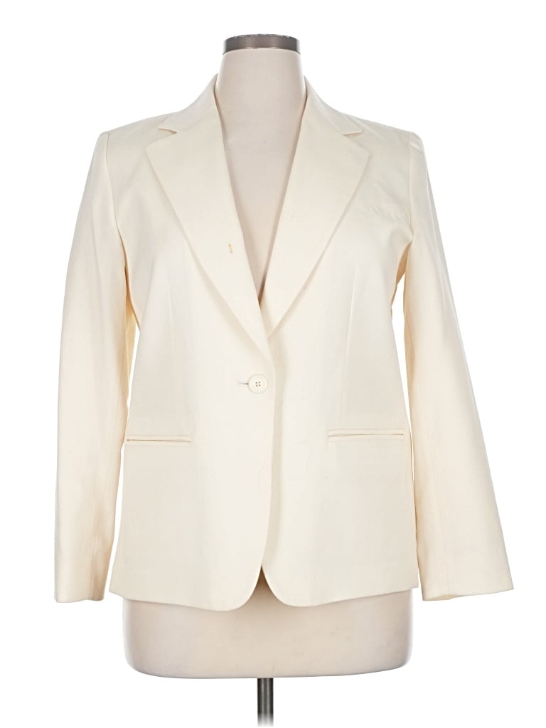 Pre-owned Pendleton Wool Blazer Jacket In White