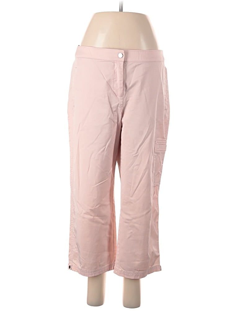 Pre-owned Zenergy By Chico's Casual Pants In Pink