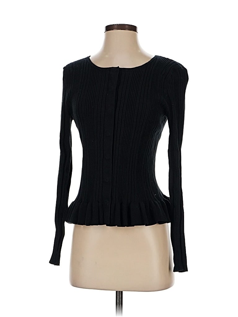 CABI Pre-owned Cardigan Sweater In Black
