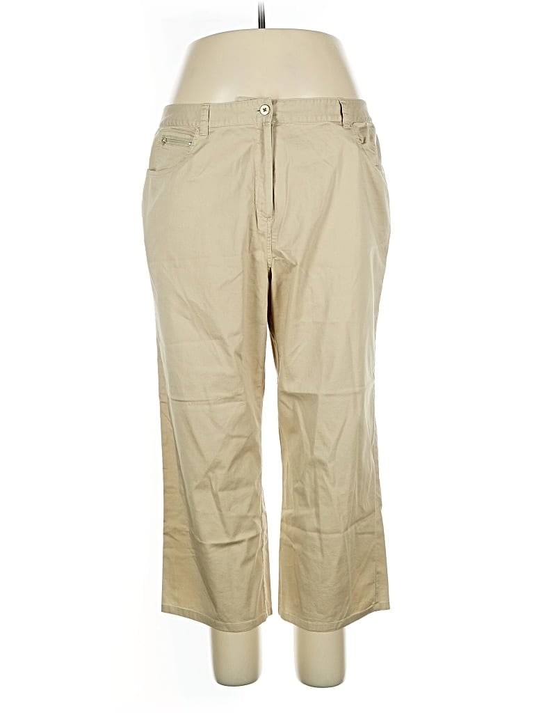 Pre-owned Chico's Khaki Pant In Brown