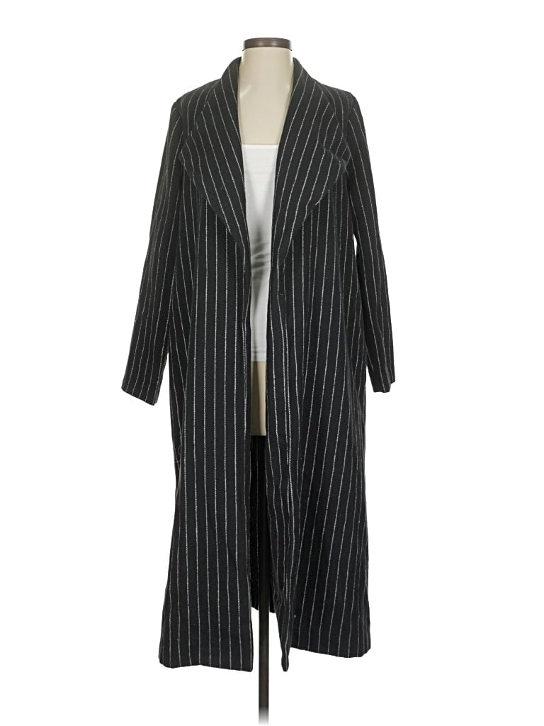 Pre-owned Favlux Fashion Coat In Gray