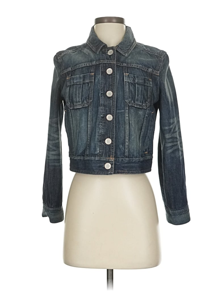 Pre-owned Express Denim Jacket In Blue