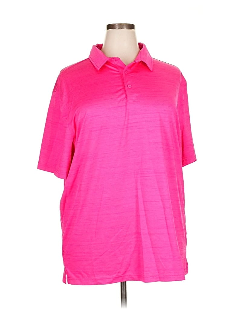Pre-owned Member's Mark Short Sleeve Polo Shirt In Pink