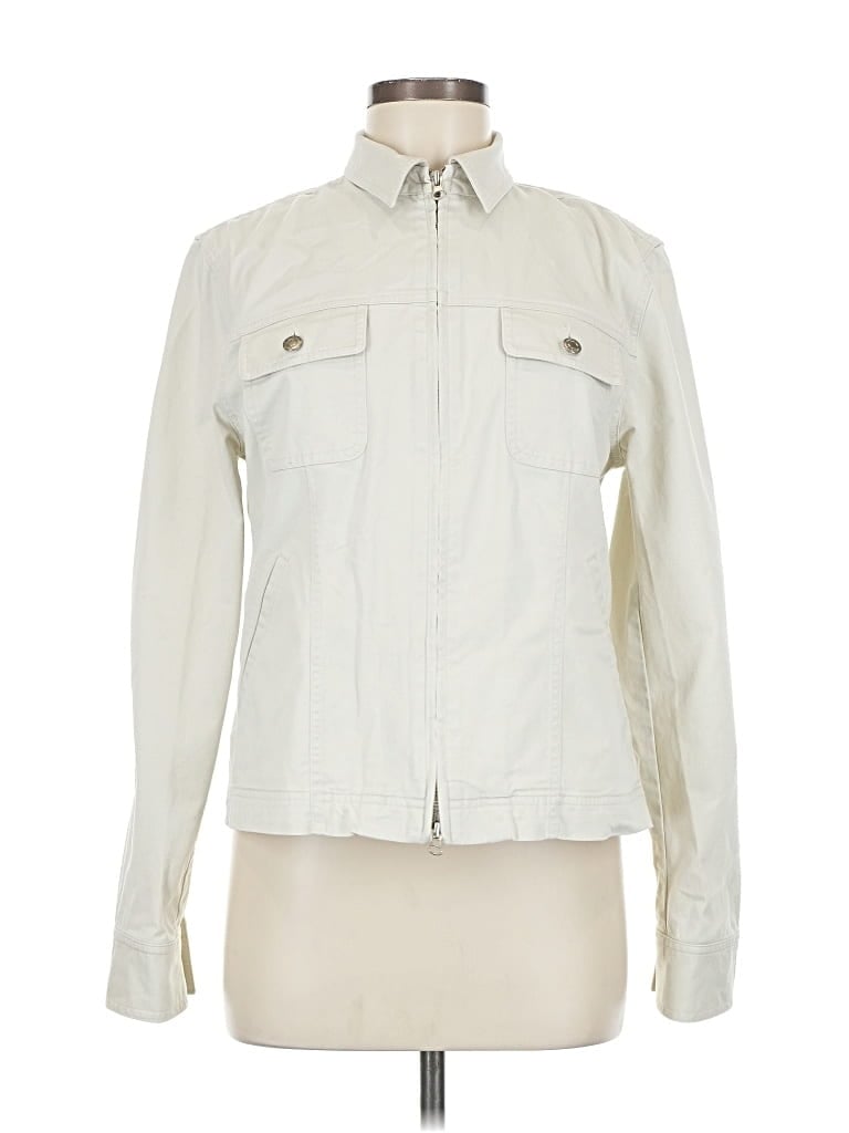 Pre-owned Jones New York Sport Jacket In White