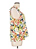 Rose + Olive Ivory Sleeveless Blouse Size L - photo 4