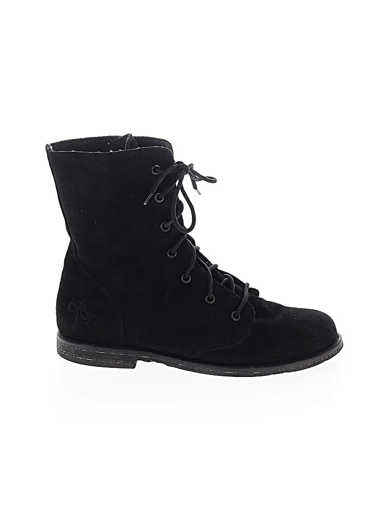 Pre-owned Otbt Ankle Boots In Black