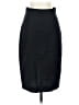 Narciso Rodriguez 100% Wool Solid Black Wool Skirt Size 4 - photo 1