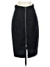 Narciso Rodriguez 100% Wool Solid Black Wool Skirt Size 4 - photo 2