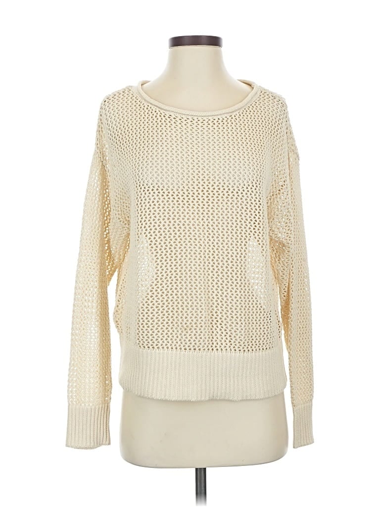 Pre-owned Sanctuary Pullover Sweater In White