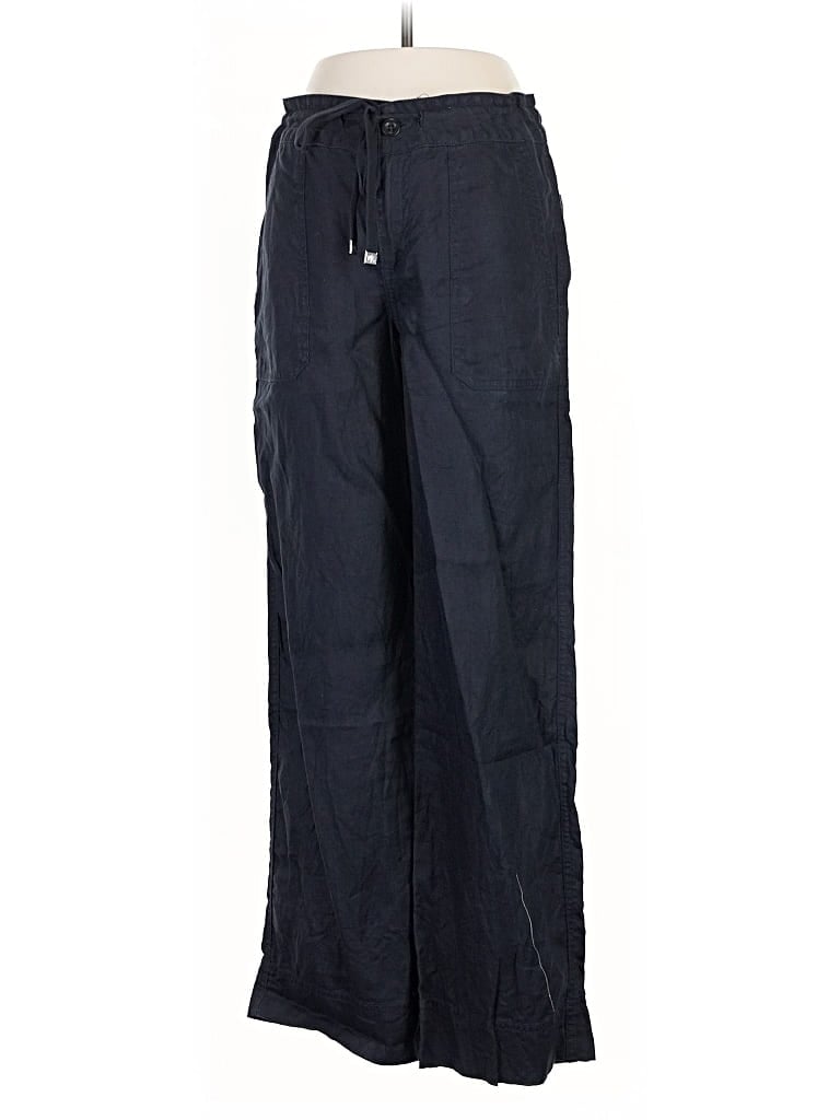 Pre-owned Polo Ralph Lauren Linen Pants In Blue