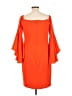 Venus 100% Polyester Orange Cocktail Dress Size 10 - photo 2