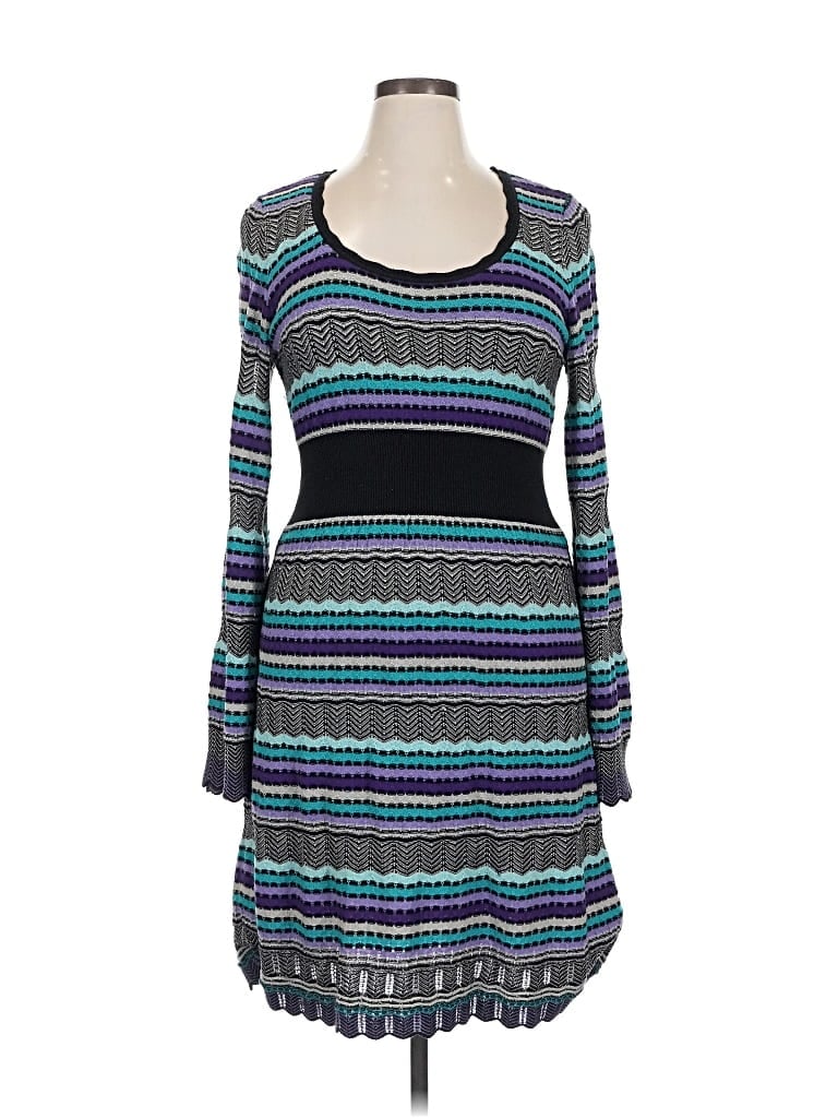 Pre-owned Inc International Concepts Casual Dress In Blue