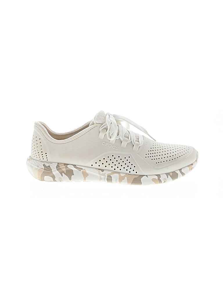 Pre-owned Crocs Sneakers In White