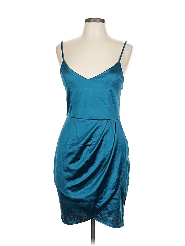 Pre-owned Lulus Cocktail Dress In Blue