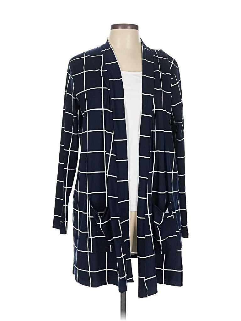 Pre-owned Zenana Kimono In Blue