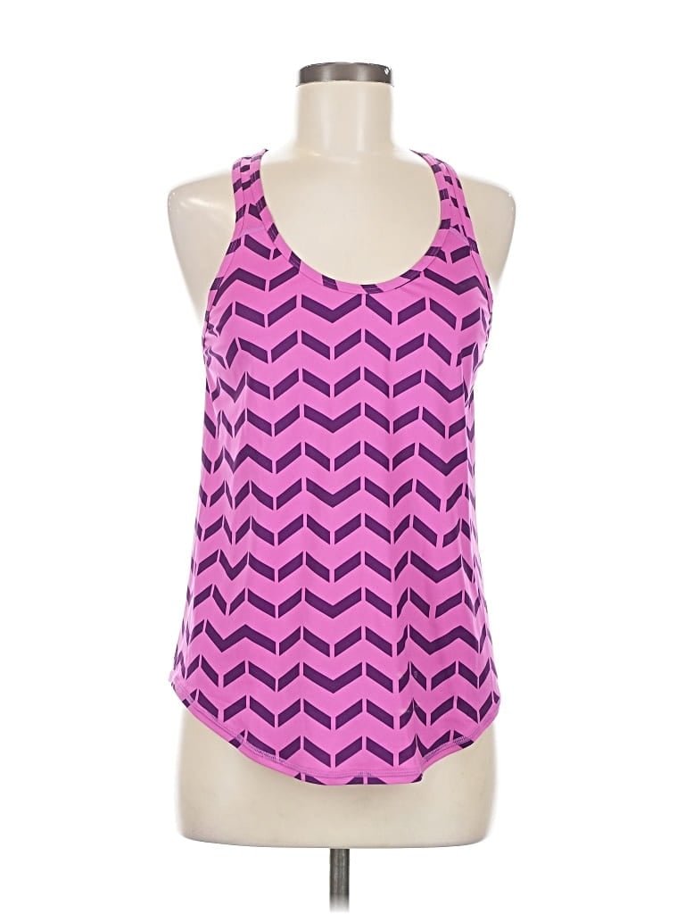 Pre-owned Lucy Tank Top Pink Halter Neckline Tops