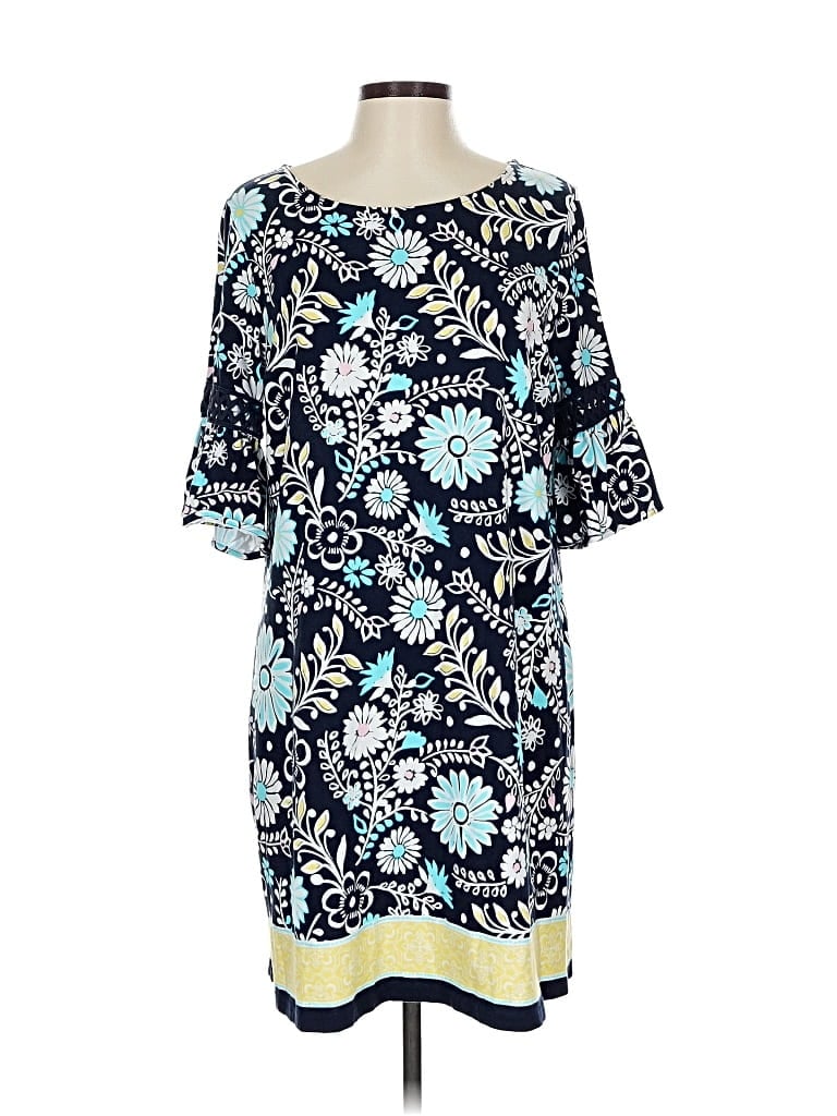 Pre-owned Crown & Ivy Casual Dress In Blue