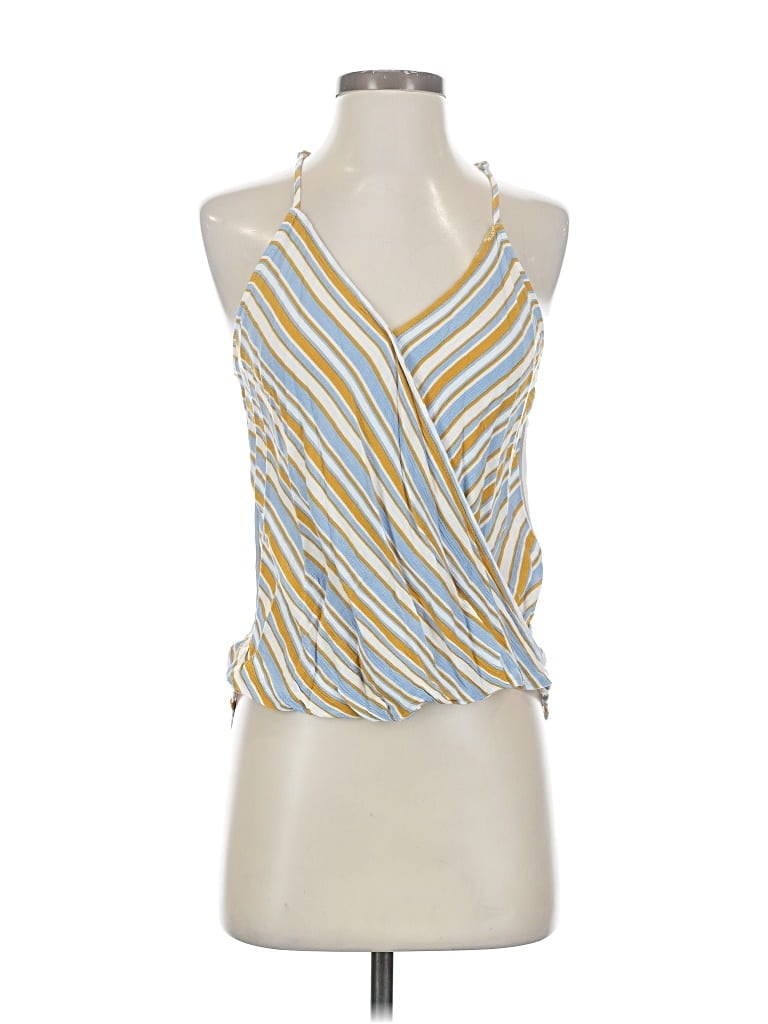 Pre-owned Market & Spruce Sleeveless Blouse In Yellow