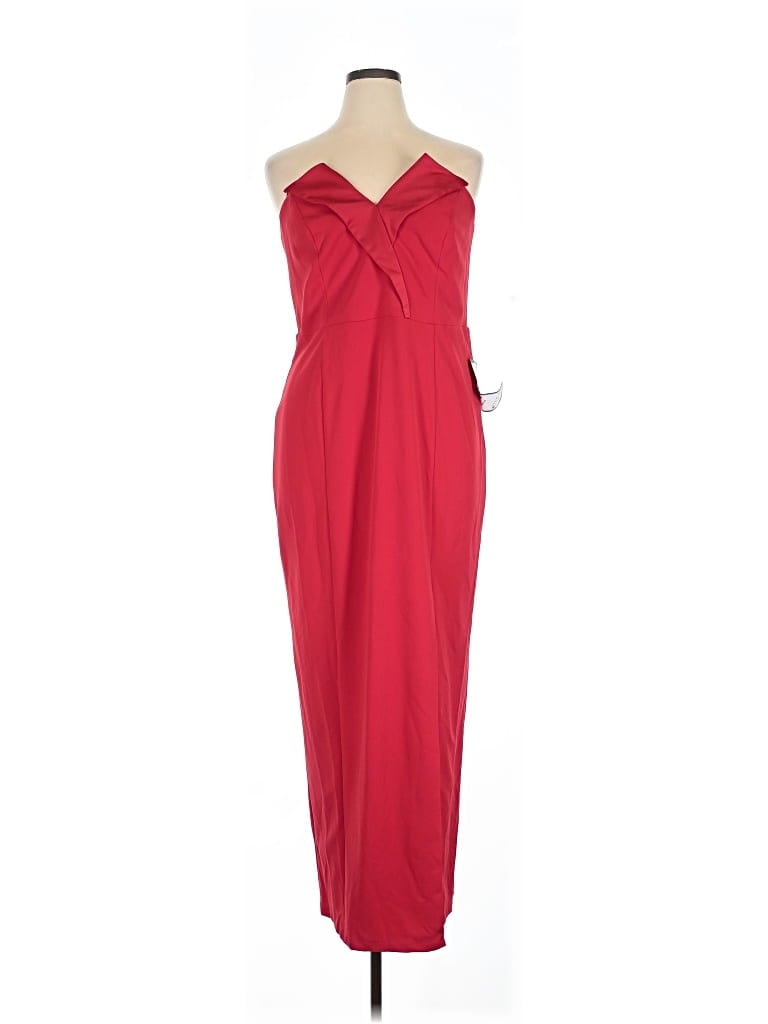 Betsy & Adam Cocktail Dress In Red