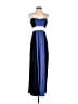 Envi: Color Block Blue Cocktail Dress Size S - photo 1