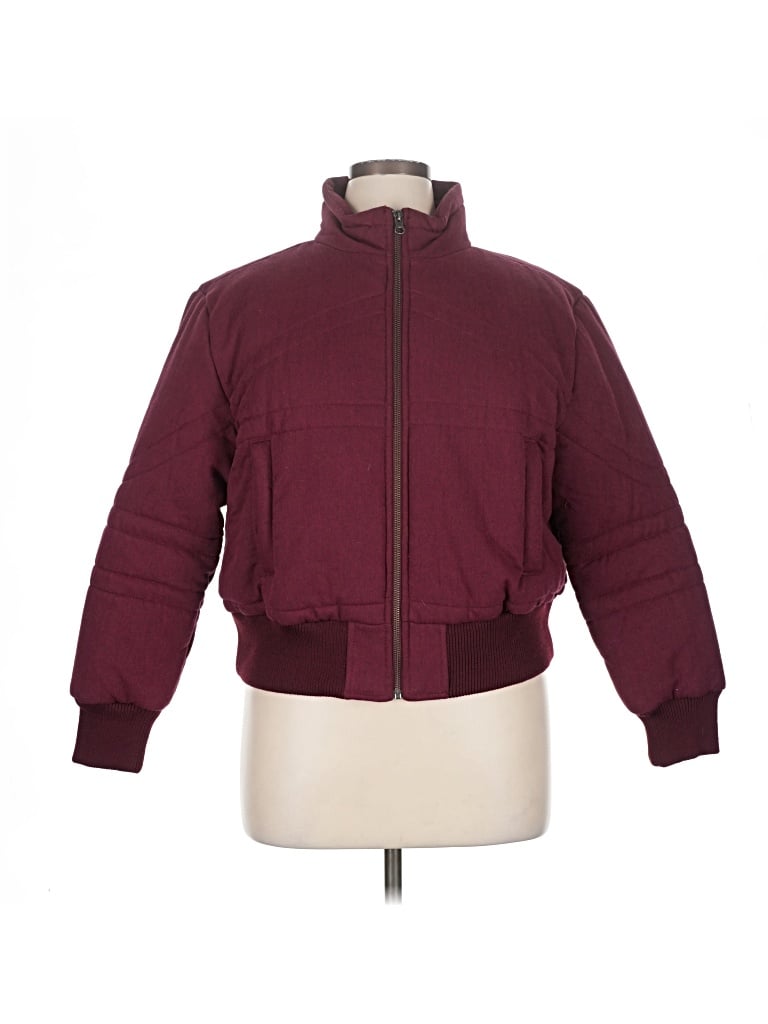 Pre-owned Treasure & Bond Jacket In Burgundy