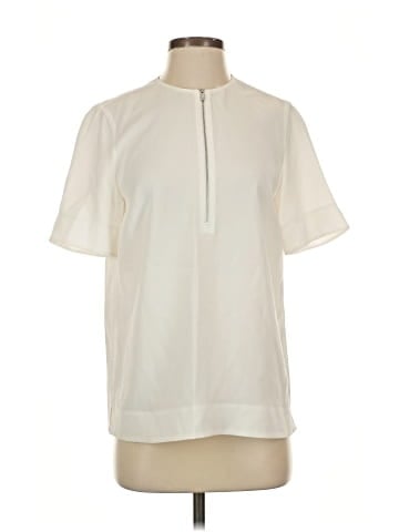 Lafayette 148 New York Short Sleeve Blouse (view 1)