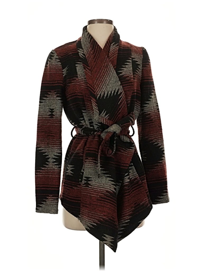 Pre-owned Jack Blazer Et In Burgundy