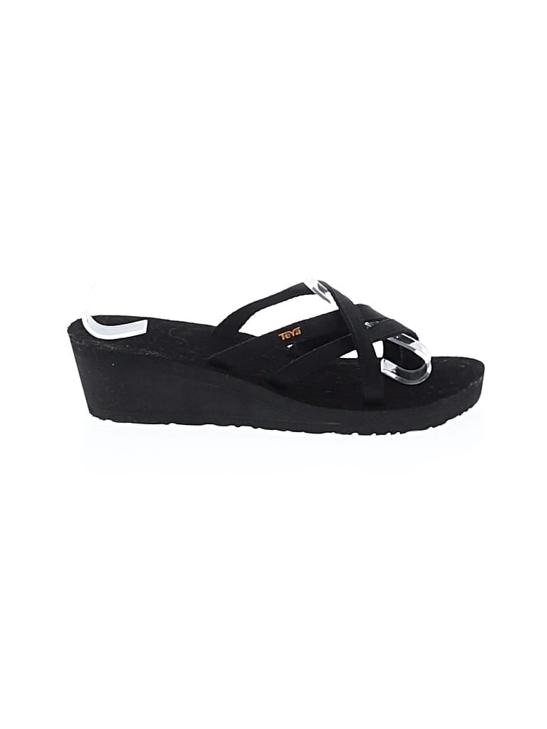 Teva Wedges In Black