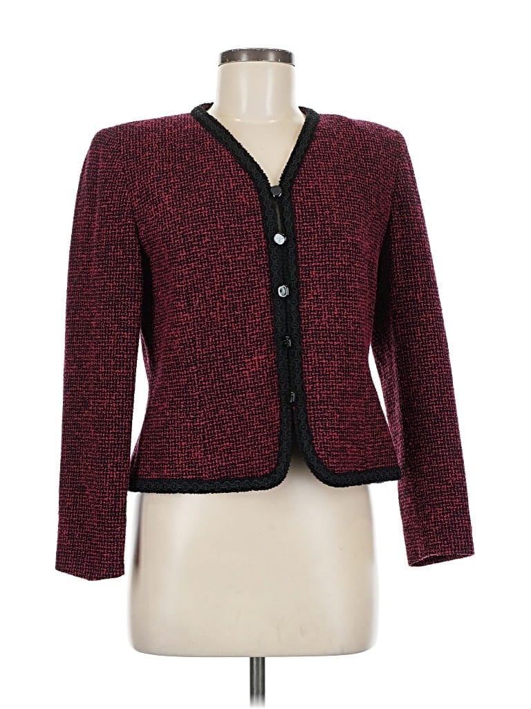 Pre-owned Pendleton Blazer Jacket In Burgundy