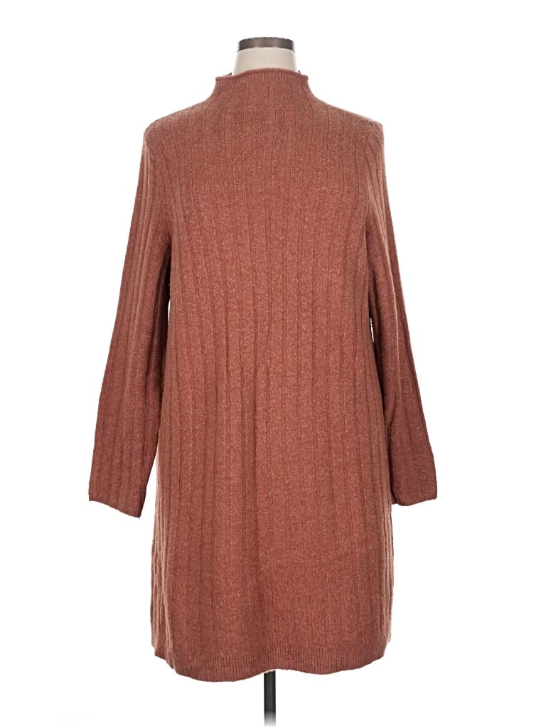 Pre-owned Madewell Turtleneck Sweater In Brown