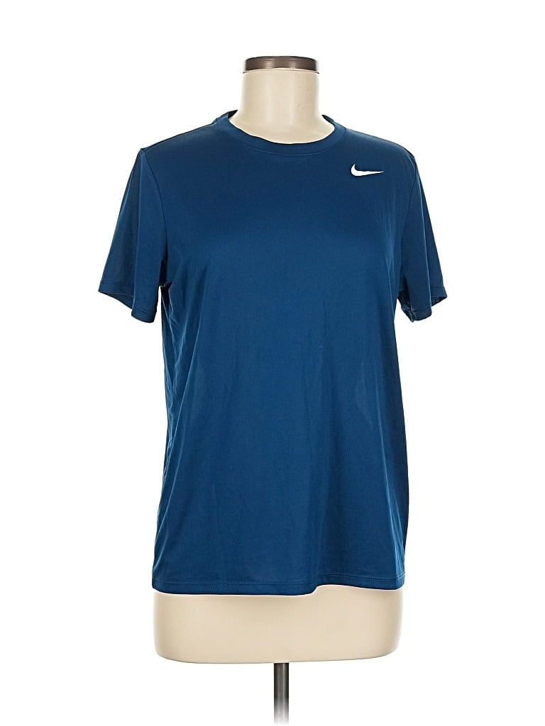Pre-owned Nike Active T-shirt In Blue