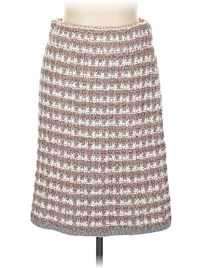 Pre-owned Ann Taylor Casual Skirt In Gray