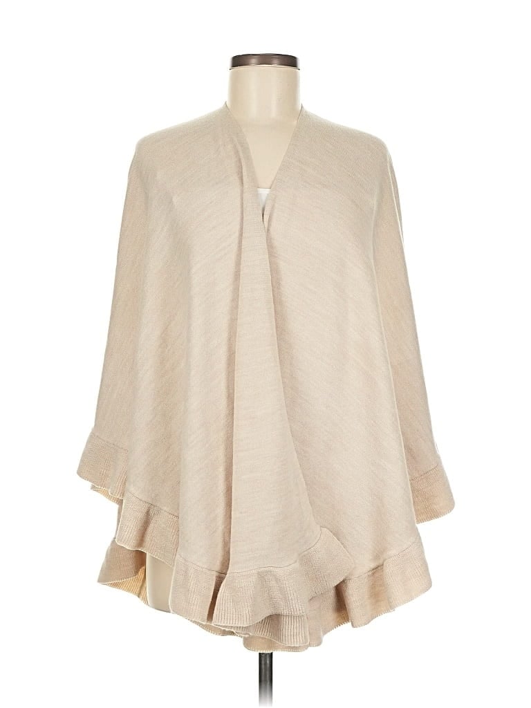 Pre-owned Ann Taylor Poncho In Brown
