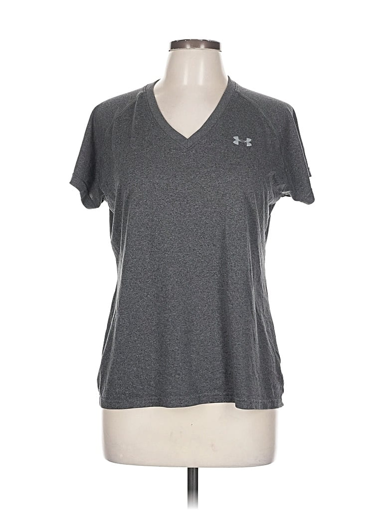 Pre-owned Under Armour Active T-shirt In Gray
