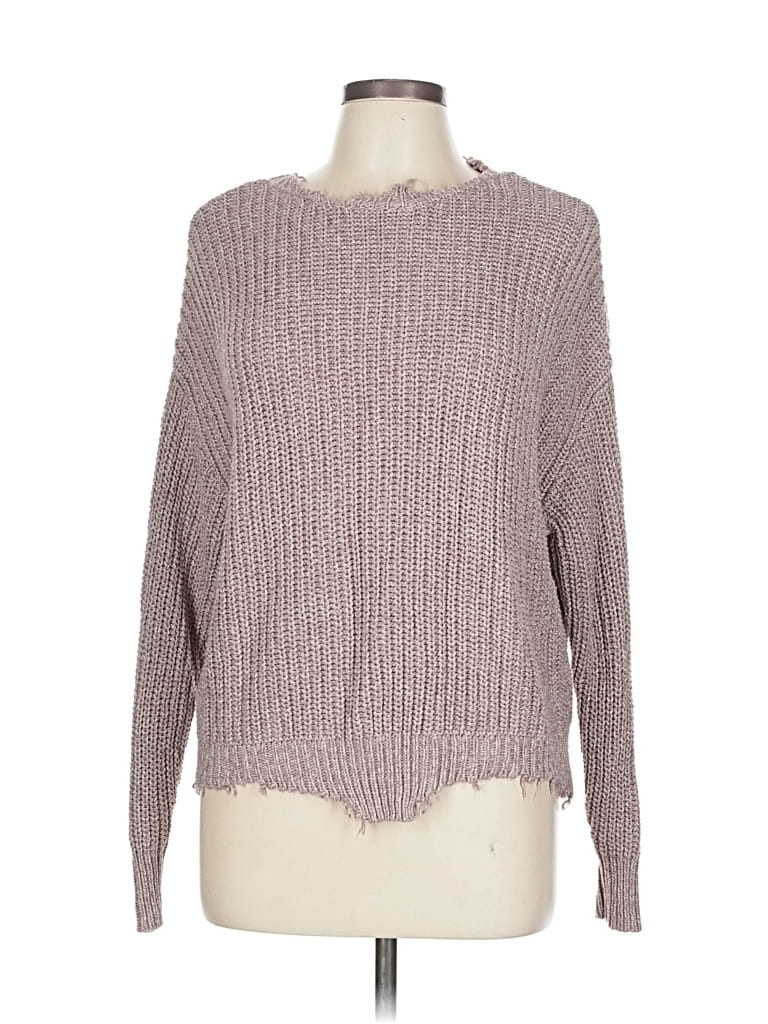 Pre-owned Rag Poets Pullover Sweater In Gray