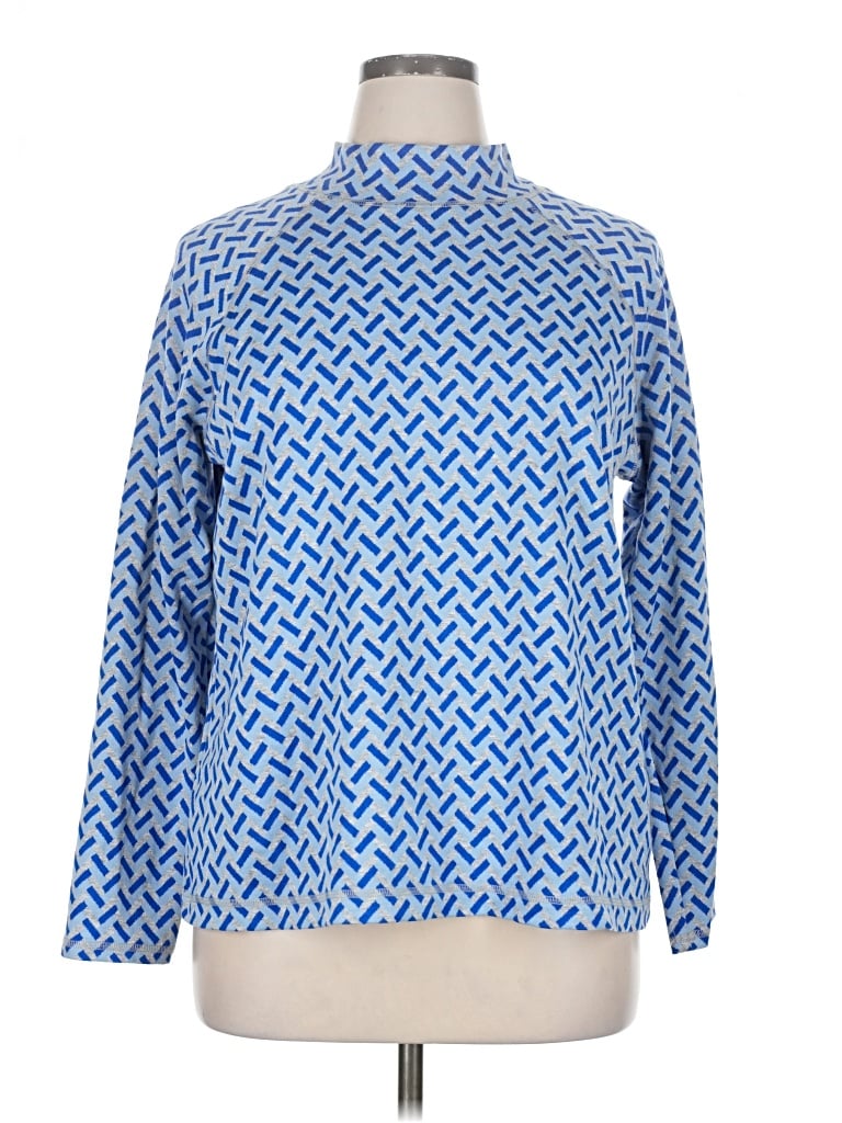 Pre-owned Liz Claiborne Pullover Sweater In Blue