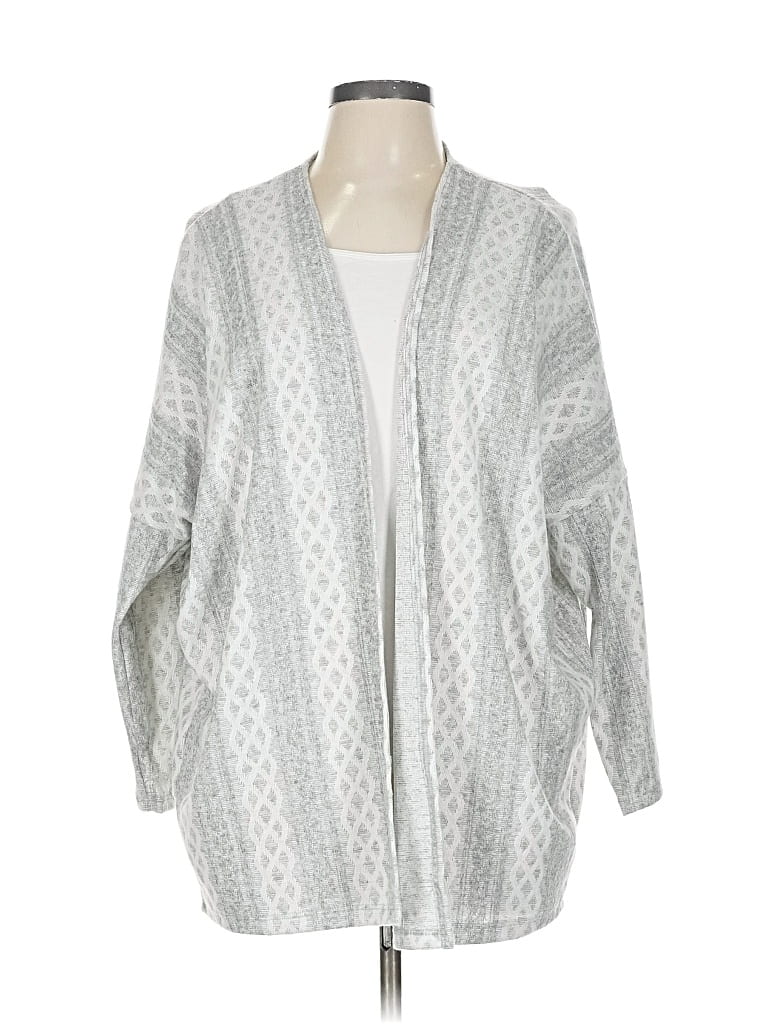 Pre-owned Be Stage Cardigan Sweater In Silver