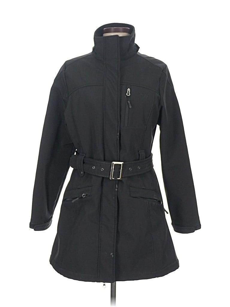 Pre-owned Cb Trenchcoat In Black